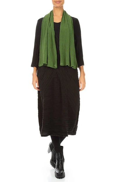 Shamrock Green Silk Viscose Scarf