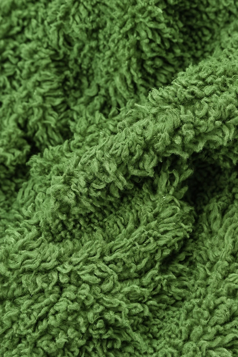 Shamrock Green Teddy Cotton Coat