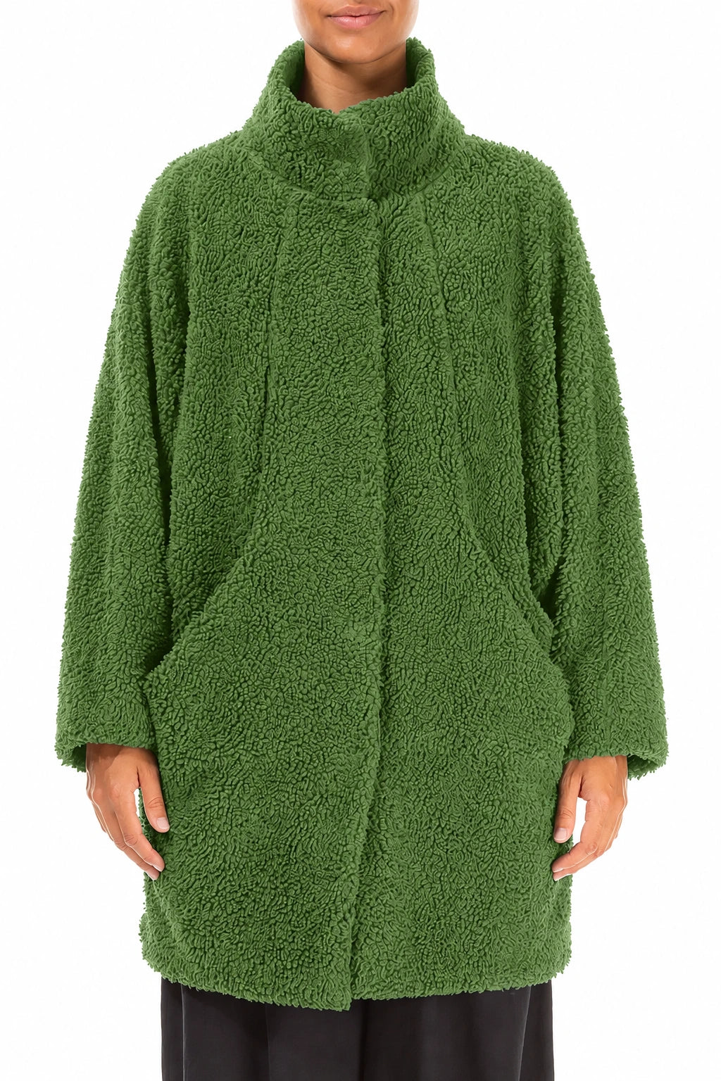 Shamrock Green Teddy Cotton Coat