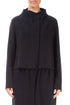 Short Black Cotton Jersey Jacket 1