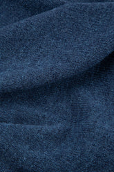 Short Loose Blue Wool Cardigan 5