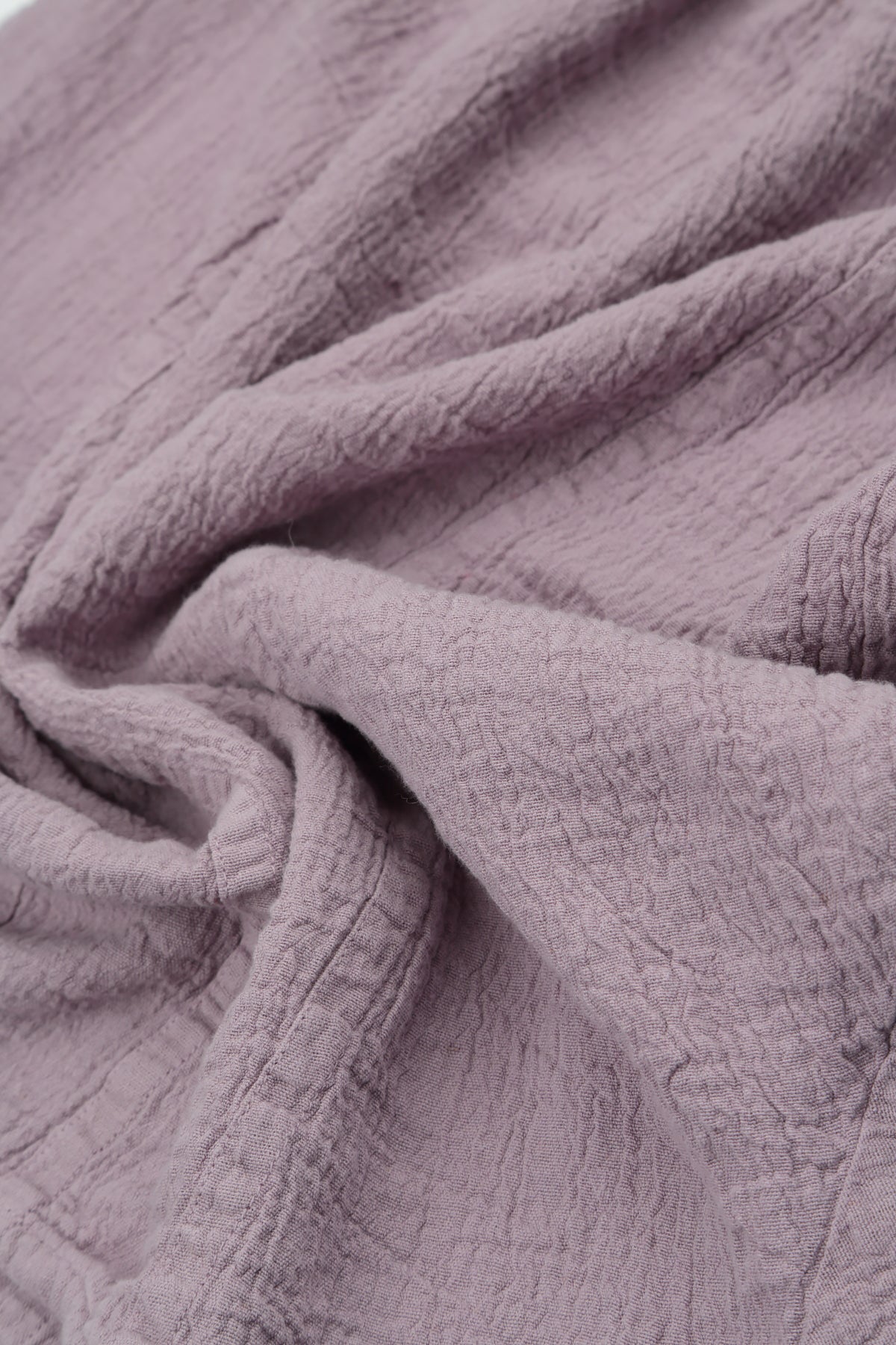 Short Sleeves Lilac Linen Viscose Blouse 6