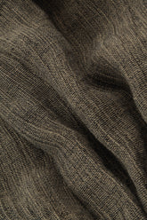 Side Buttons Silver Sage Mélange Linen Dress 5