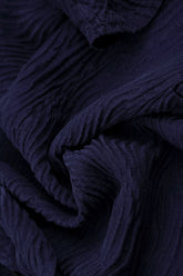 Side Closure Waves Royal Purple Silk Jacket 5