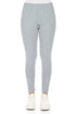 Silver Grey Cotton Leggings 1