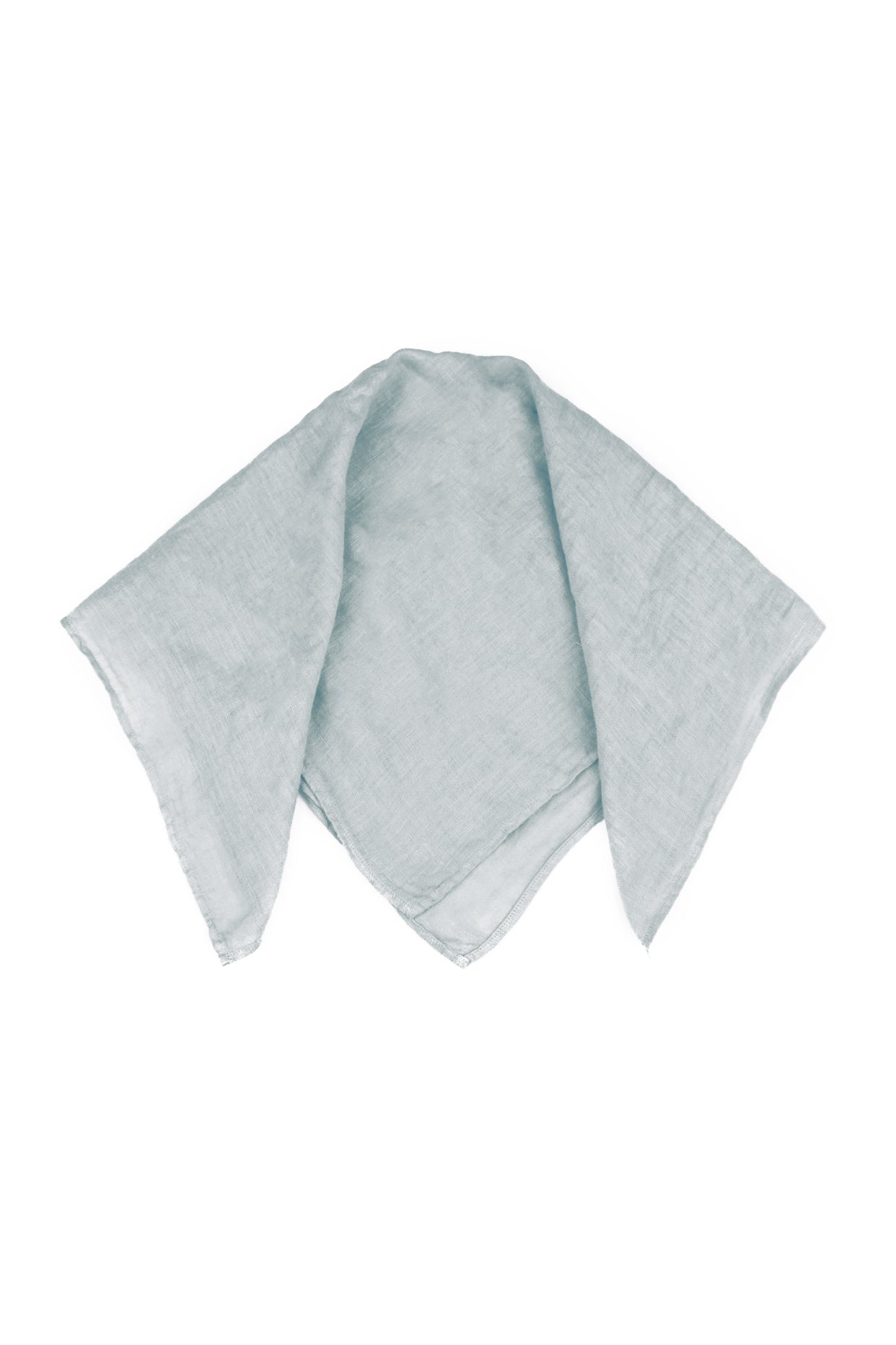 Silver Grey Gauze Linen Scarf 5