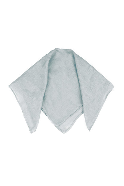 Silver Grey Gauze Linen Scarf 5