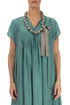 Silver Sage Silk Bead Necklace 1