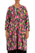 Single Pocket Paint Mosaic Cotton Tunic 1
