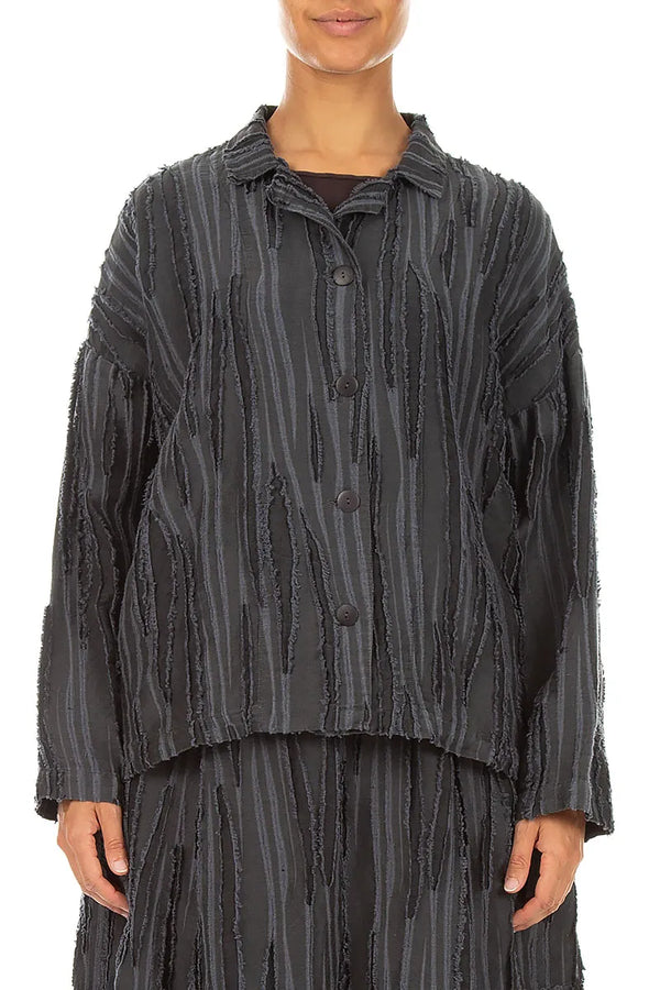 Slate Fray Weave Jacket