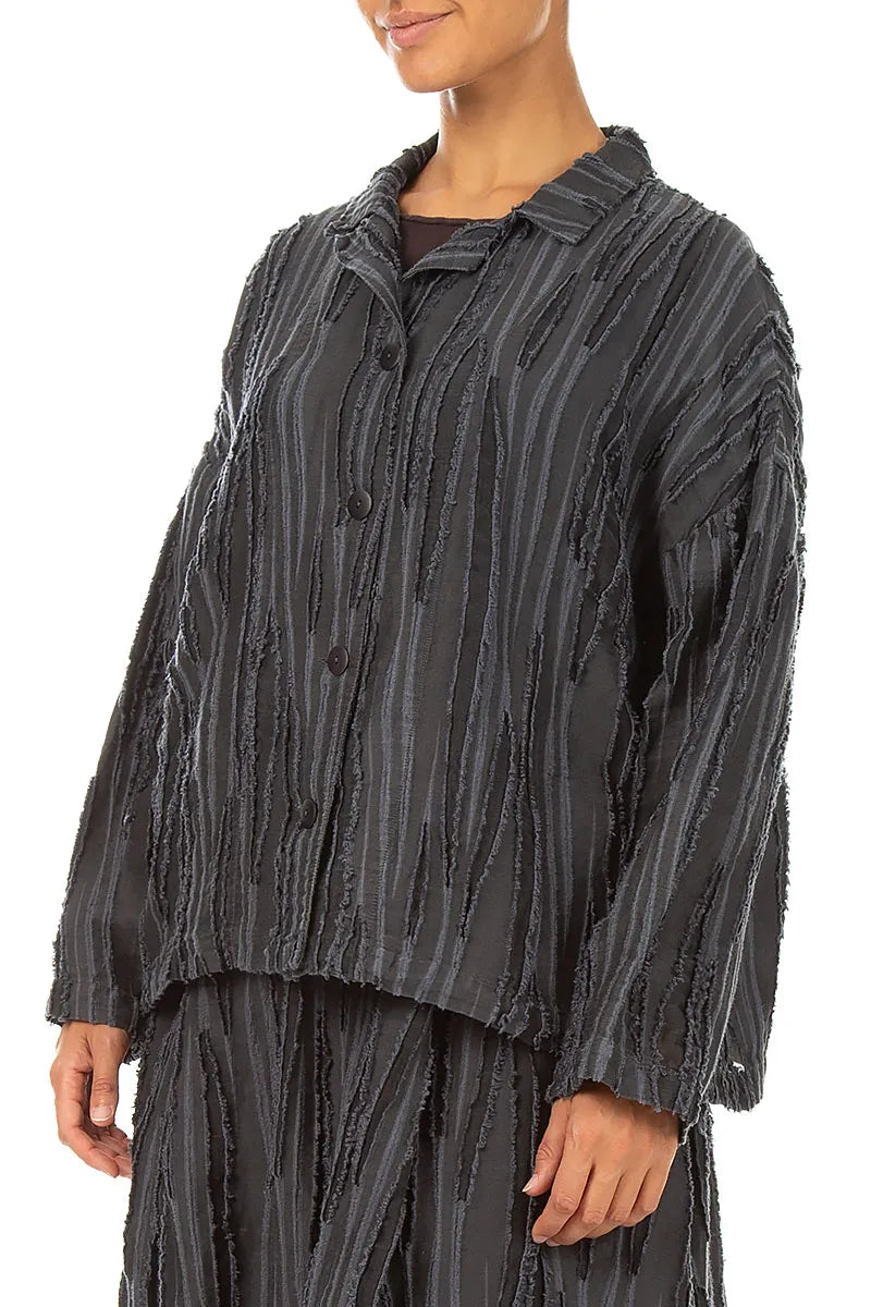 Slate Fray Weave Jacket