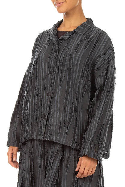 Slate Fray Weave Jacket