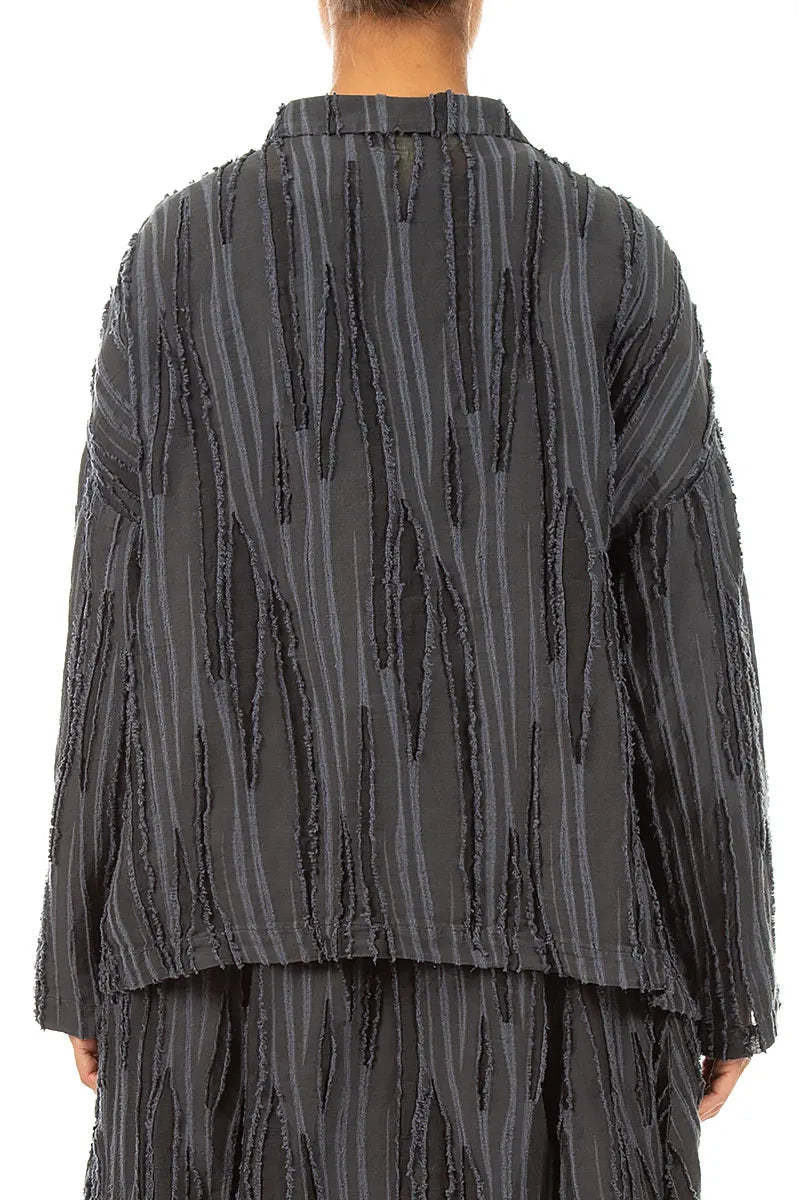 Slate Fray Weave Jacket 2