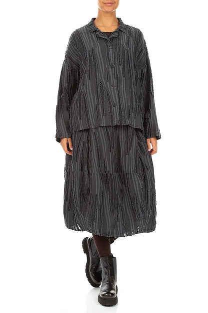 Slate Fray Weave Jacket
