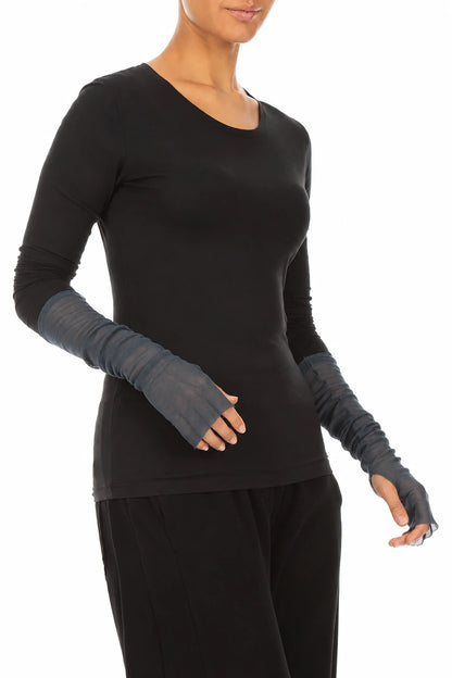 Slate Mesh Soft Cotton Wristlets