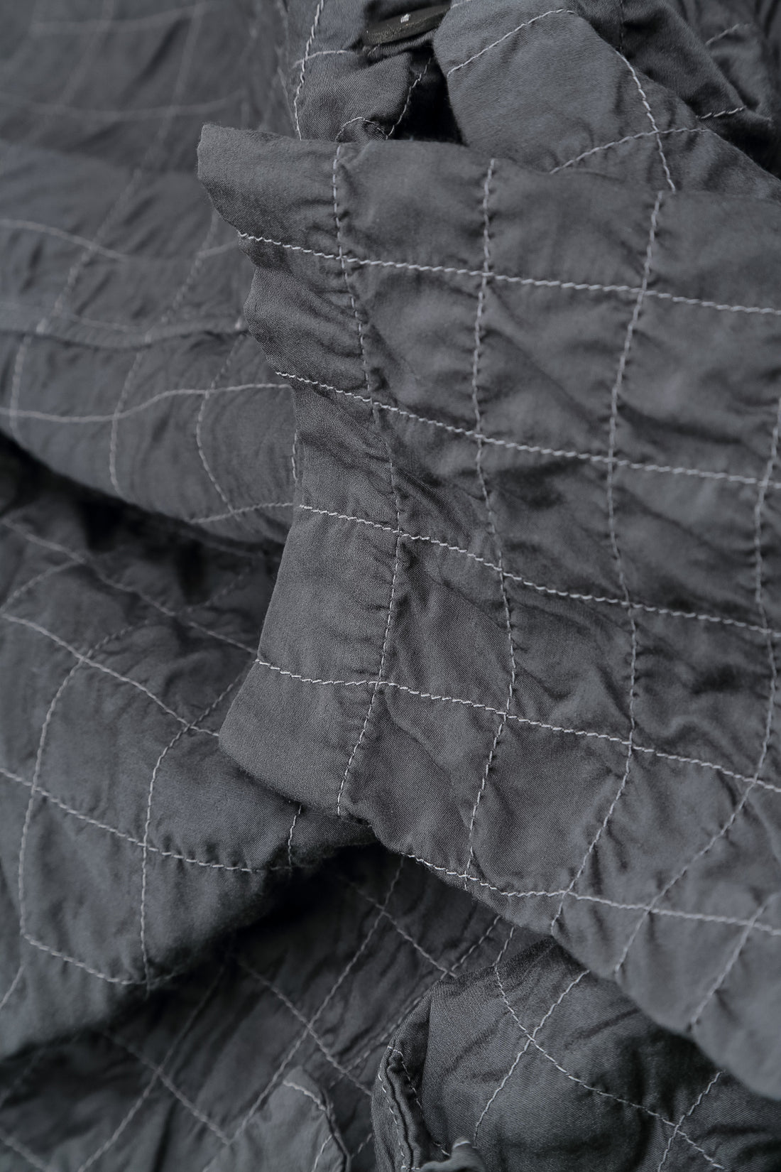 Slate Pleated Silk Bamboo Trousers 5