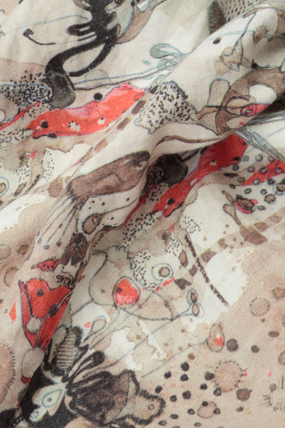 Sleeveless Balloon Savannah Linen Dress 6