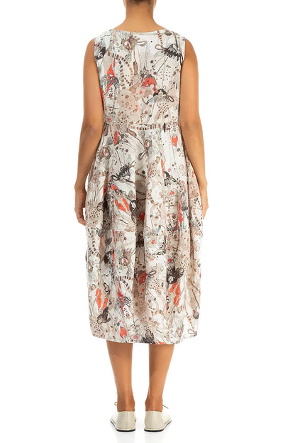 Sleeveless Balloon Savannah Linen Dress 3