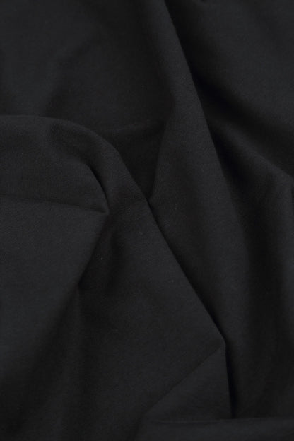 Sleeveless Black Cotton Tunic