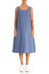 Sleeveless Blue Nova Linen Dress 1