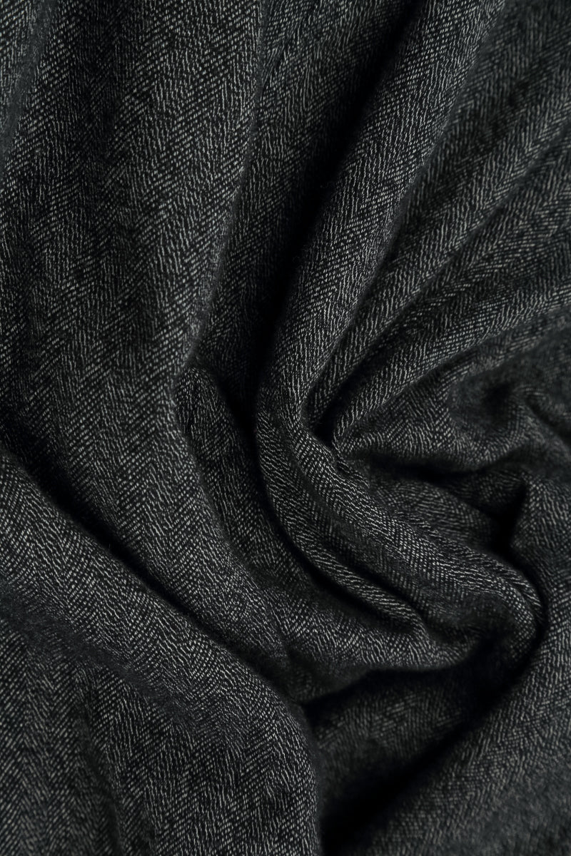 Sleeveless Charcoal Wool Dress 6