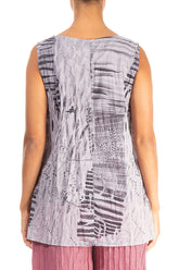 Sleeveless Greige Serenity Cotton Top 2