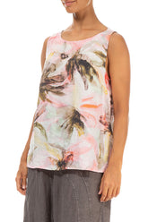 Sleeveless Oasis Linen Top 3
