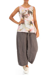 Sleeveless Oasis Linen Top 4