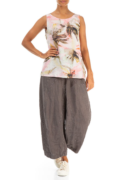 Sleeveless Oasis Linen Top 4