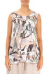 Sleeveless Pastel Art Viscose Top 1