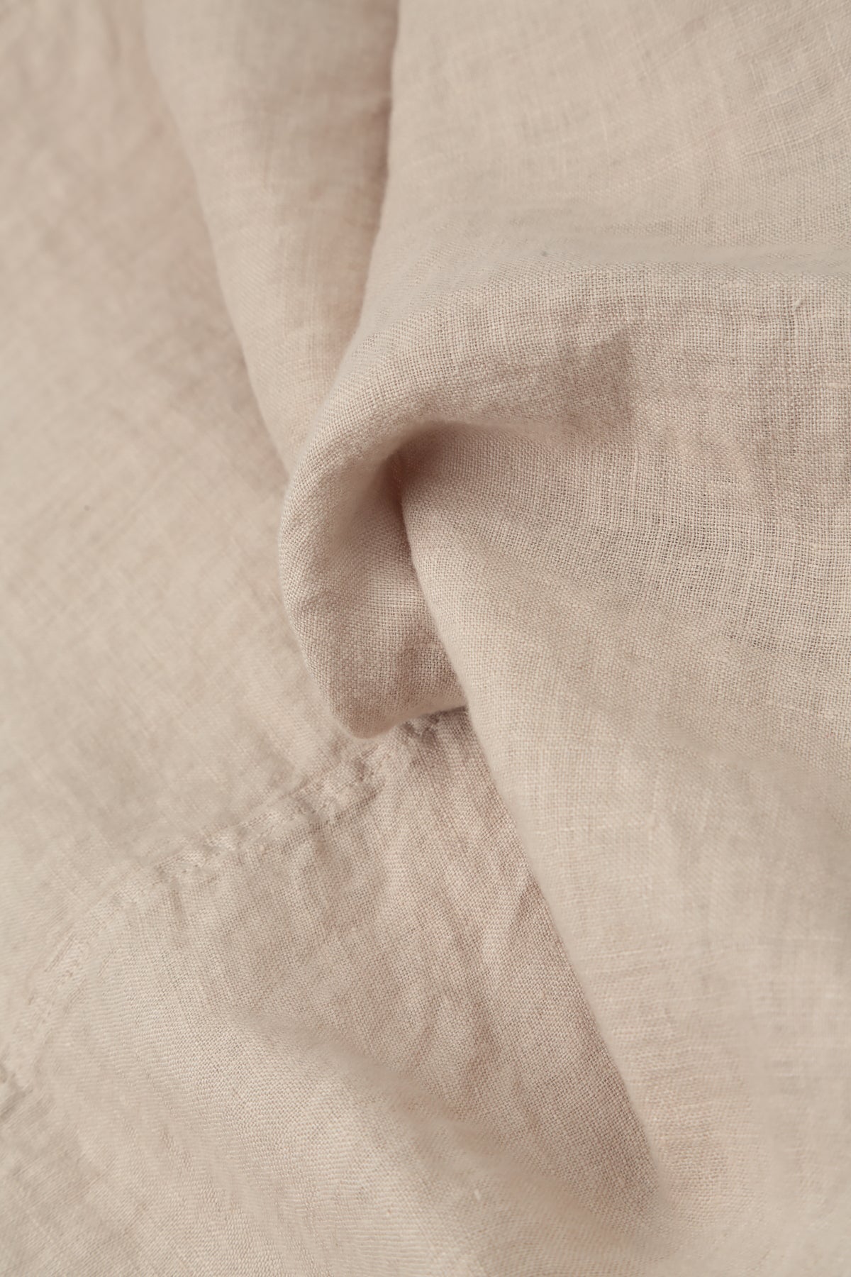 Sleeveless Ruffled Beige Linen Top 5