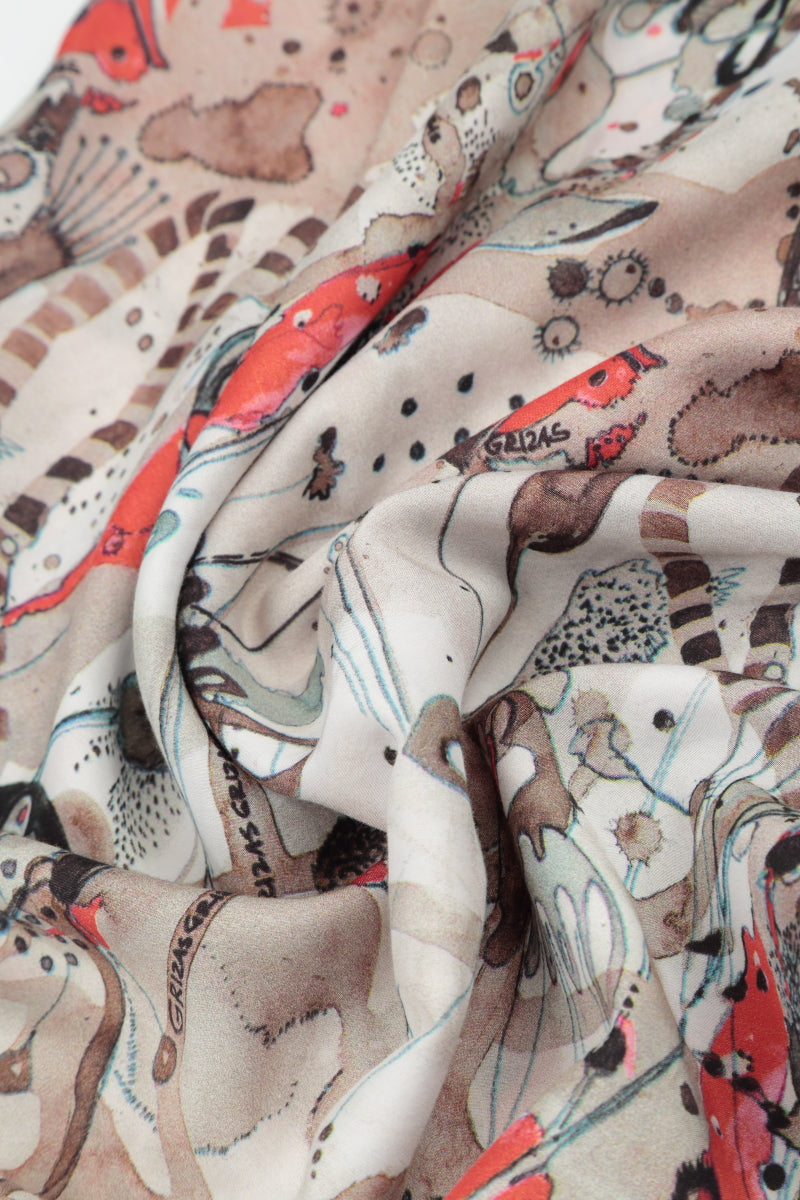 Ärmelloses Top aus Savannah-Seide und Bambus