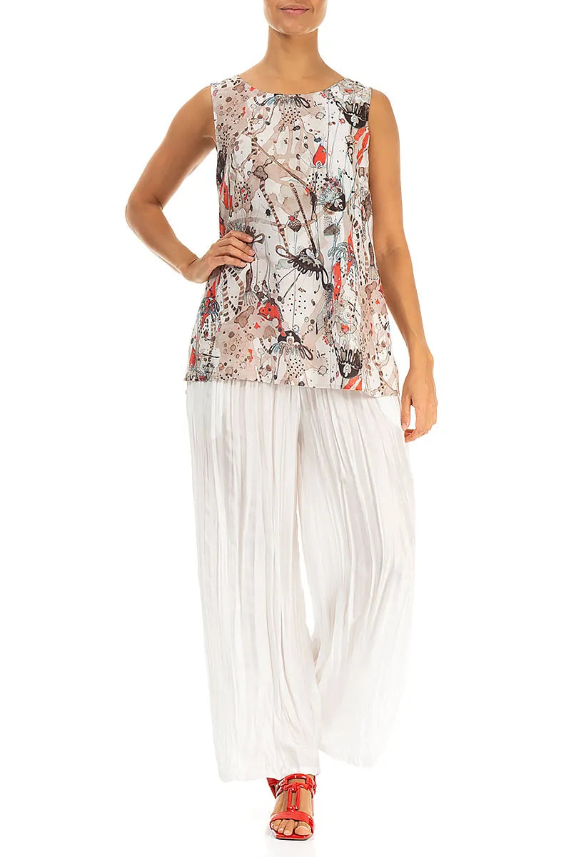 Sleeveless Savannah Silk Bamboo Top 4
