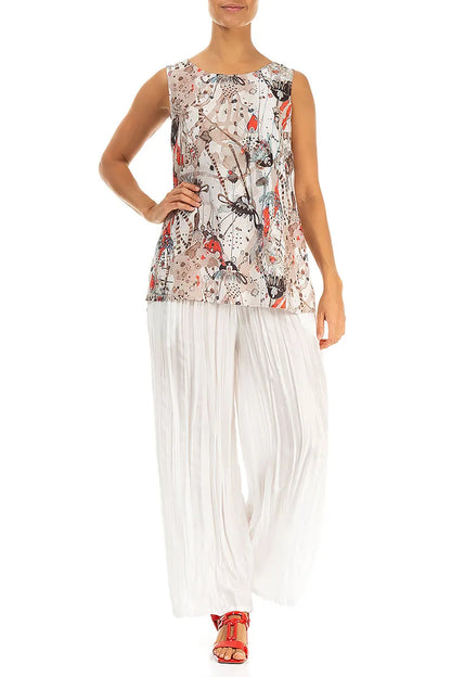 Sleeveless Savannah Silk Bamboo Top 4