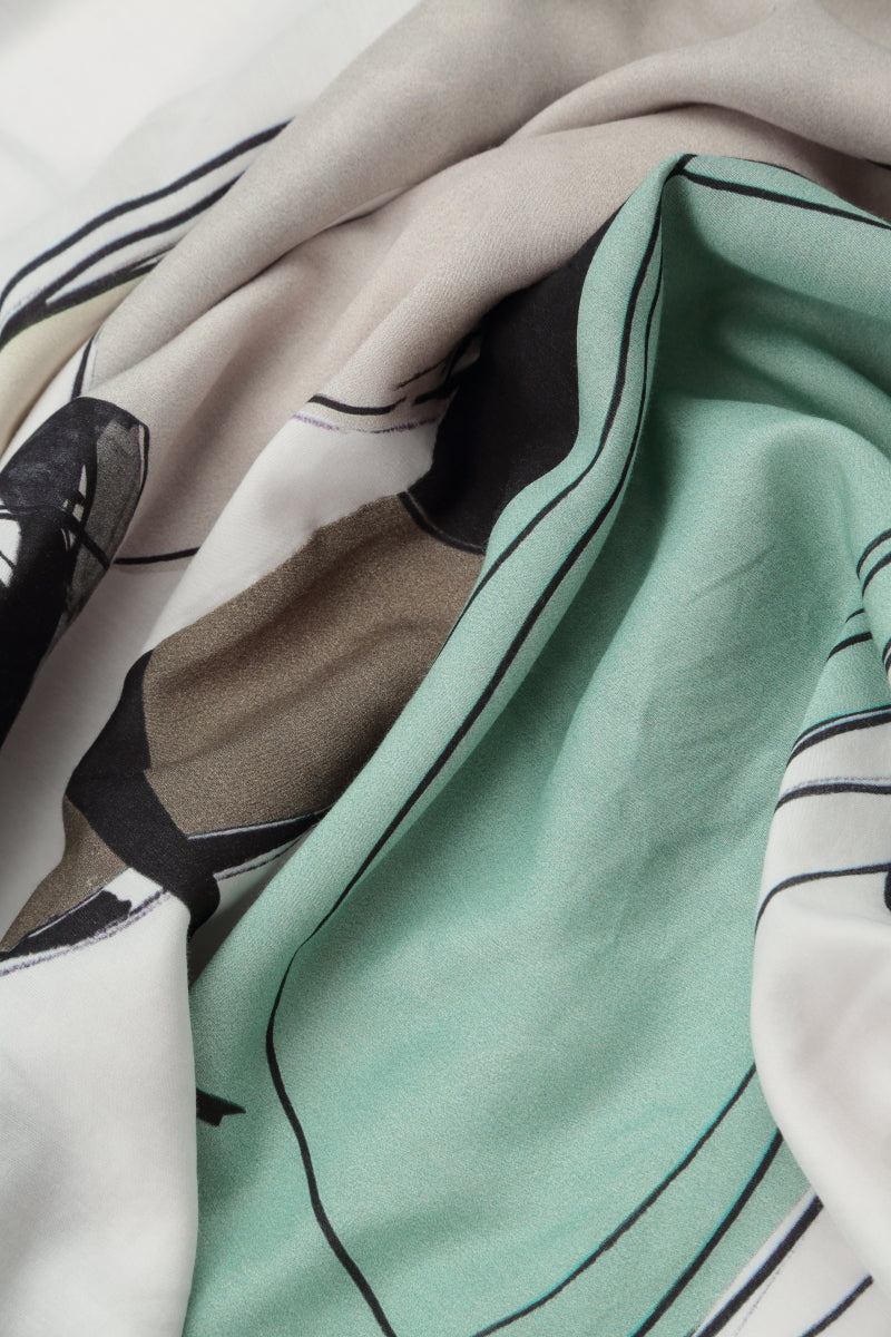 Sleeveless Tumbled Stone Silk Bamboo Top 5