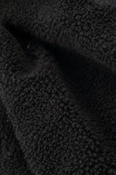 Soft Black Teddy Cotton Bag 4