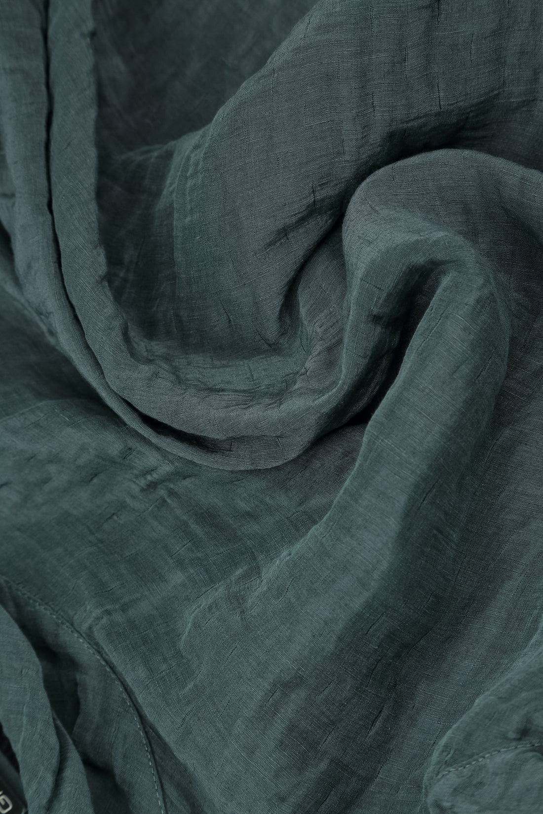 Soft Cowl Neck Slate Textured Silk Blouse 5