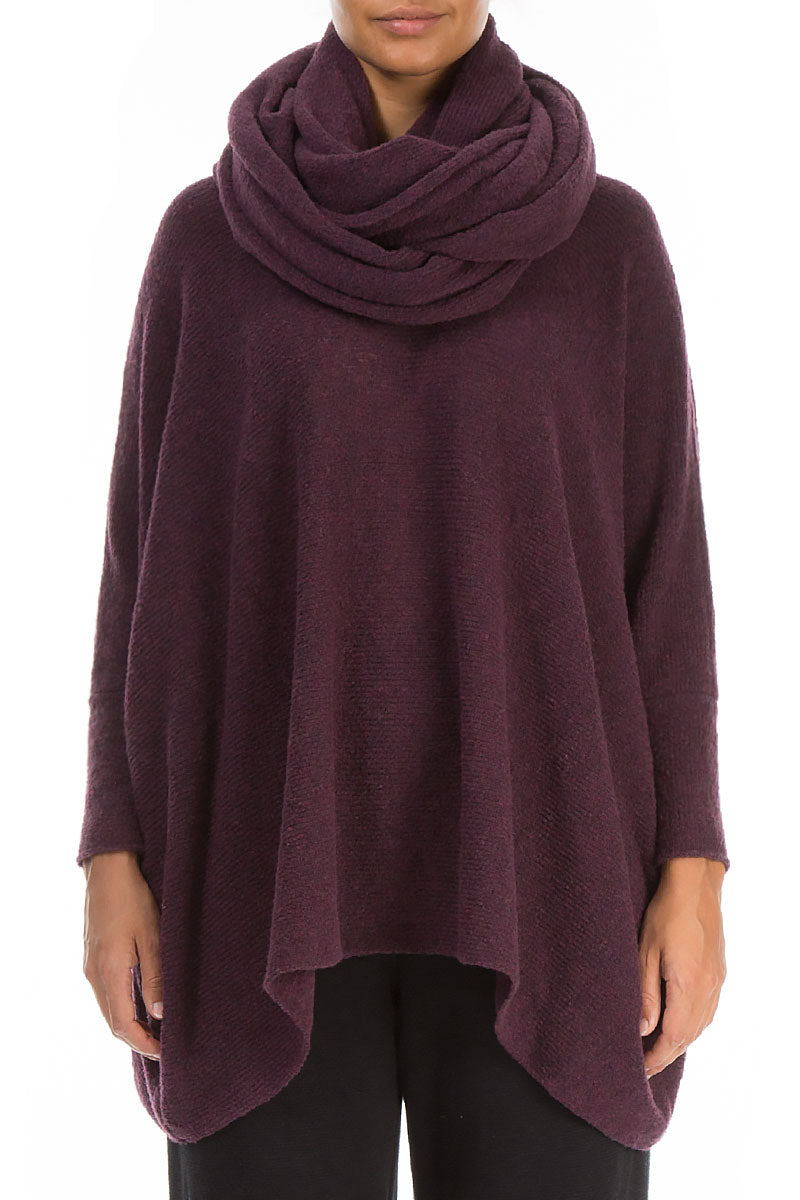 Mulberry Wool Infinity Scarf 1