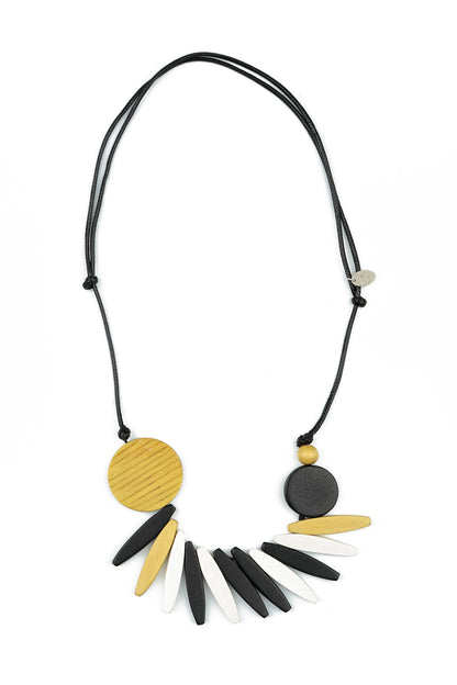 Stone Orbit Lime Necklace 4