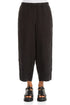 Straight Black Linen Trousers 1