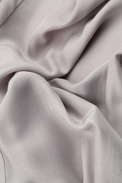 Straight Greige Silk Trousers 5