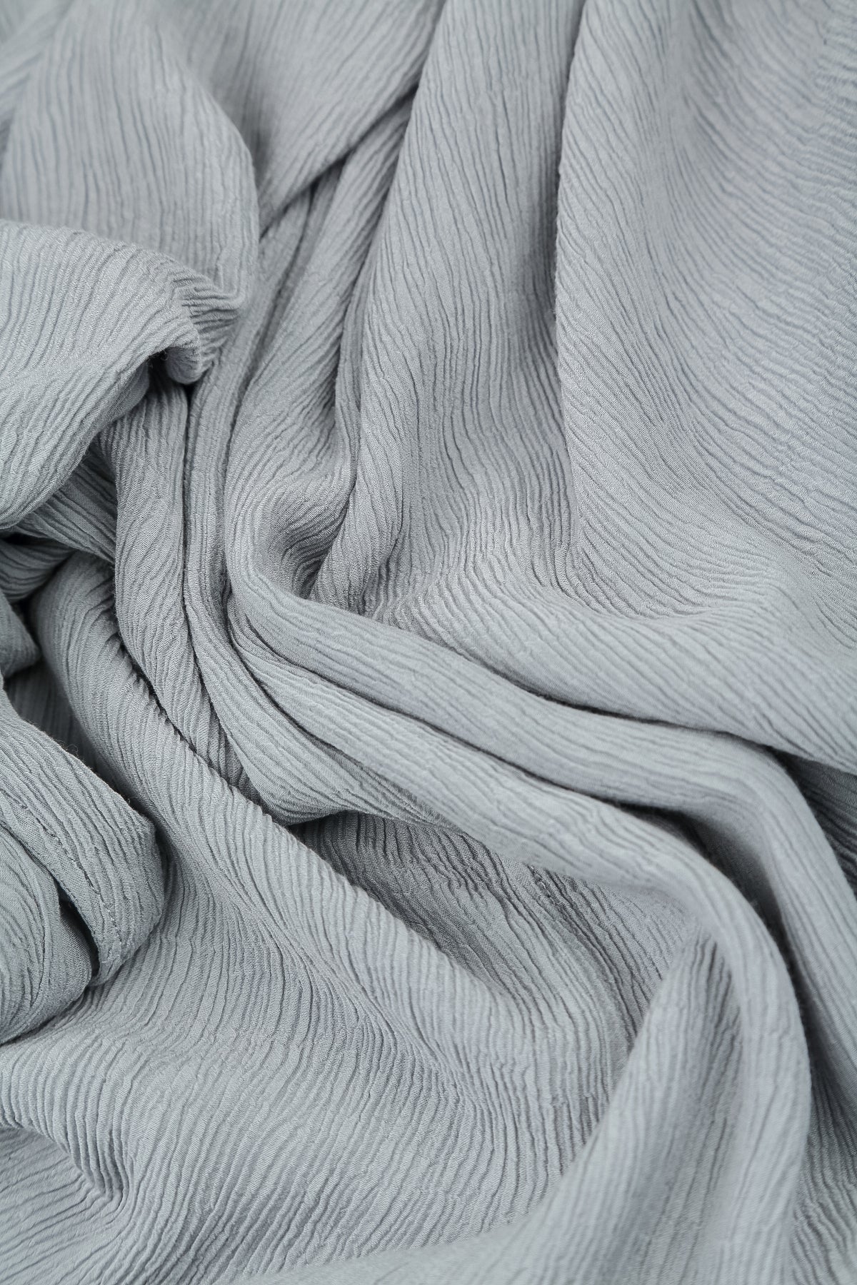 Straight Silver Grey Silk Viscose Trousers