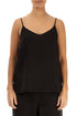 Strappy Black Linen Top 1