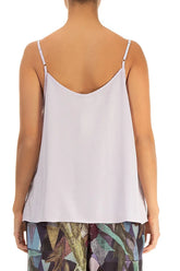 Strappy Lilac Pure Silk Top 2