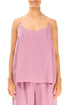 Strappy Mauve Taupe Silk Top 1