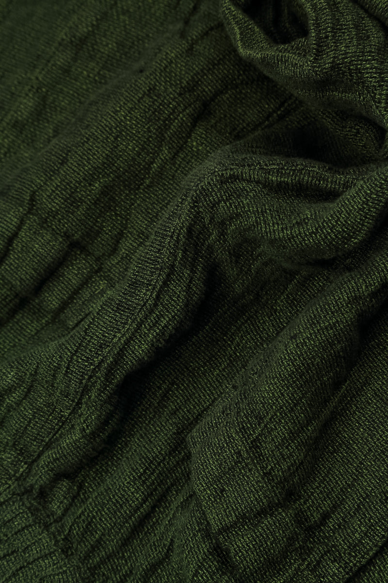 Strappy Shamrock Green Mélange Linen Jumpsuit