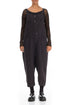 Strappy Vintage Violet Mélange Linen Jumpsuit 1
