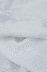Street Art Pockets White Linen Jumper 5
