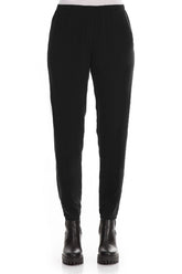 Black Silk Leggings 1