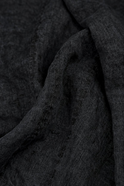 Sweetheart Neck Black Linen Top 5